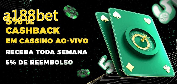 Promoções do cassino ao Vivo a188bet